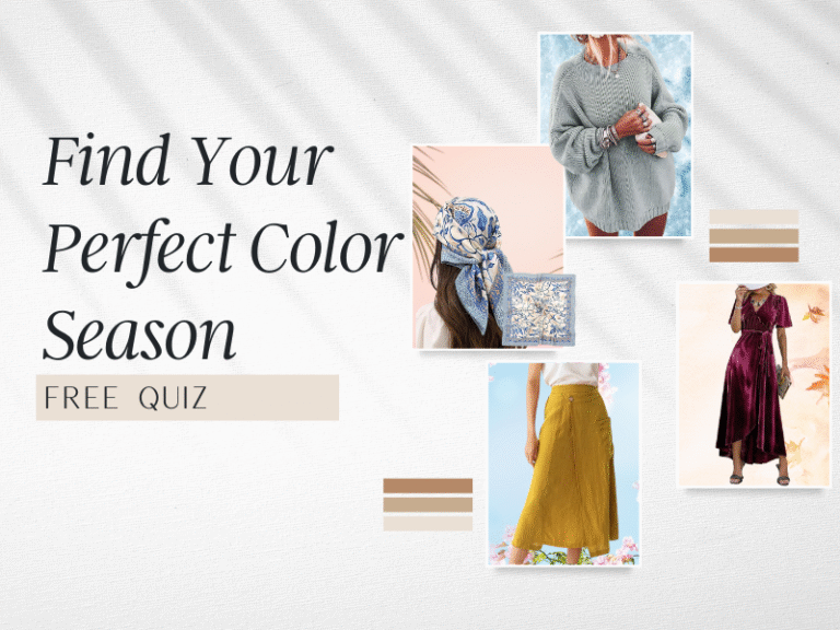Autumn Palette essentials – burgundy dress, golden pullover, trendy shoes