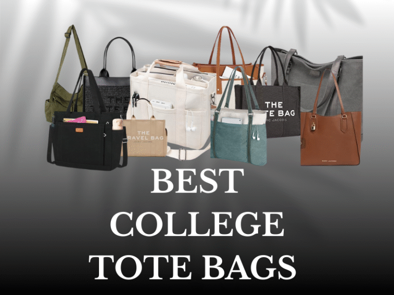 cute and affordable college tote bag with laptop for students